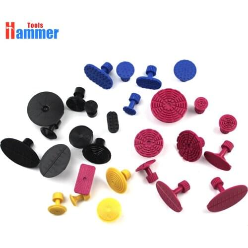 28 Pcs dent Tabs dent Tool Paintless Dent Repair Tool Glue Tabs for Most Puller Lifter