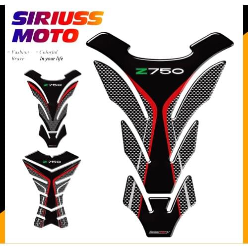3D Motorcycle Tank Pad Protector Decal Stickers Case for Kawasaki Z750 Z750R Tank