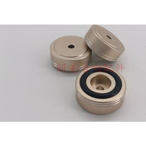 4pcs Full Aluminum 30 *12 MM Scrub foot silver amplifier speaker feet spikes PC machine pads