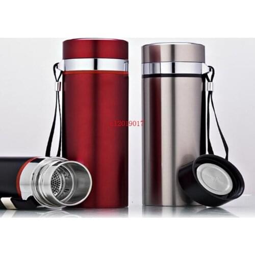 450ml creative 304 vacuum stainless steel vacuum cup for men and women business water cup outdoor car straight body cup Capacit