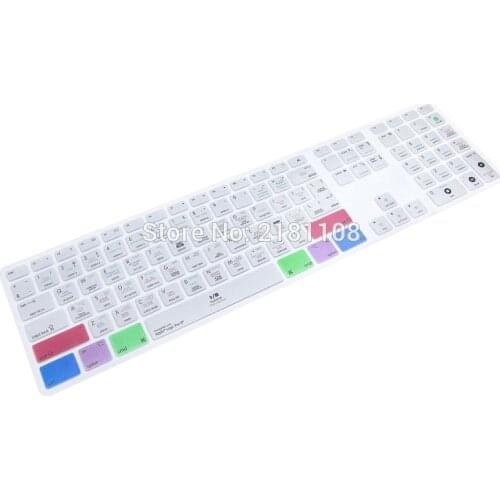 Ableton Live/Logic Pro X/Avid Photoshop Media Composer Function Shortcut Keyboard Cover For iMac Wireless/MacBook Pro Air