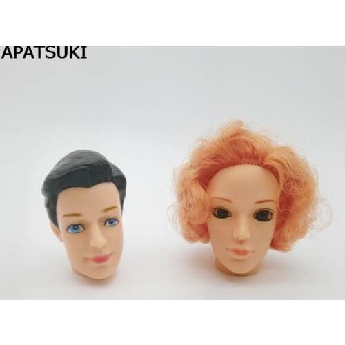 1/6 Doll AccessoriesBarbies Boyfriend Prince Ken Male Doll Head For Ken Doll Heads For Ken Dolls Children DIY Toys Gift