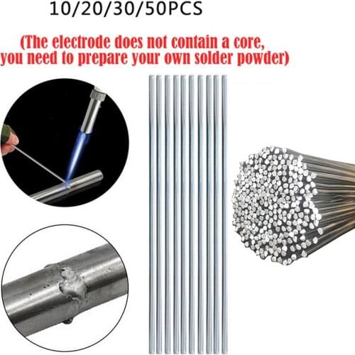 2/330MM Aluminum Welding Brazing Rod Low Temperature Aluminum Solder rod Welding Wire Flux Cored Soldering Rod 50/20/10Pcs