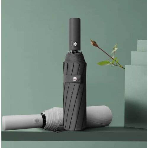 12K Automatic Folding Umbrella and Aluminum Parasol Windproof Man Woman Waterproof UV for Winter Summer Umbrella Mi