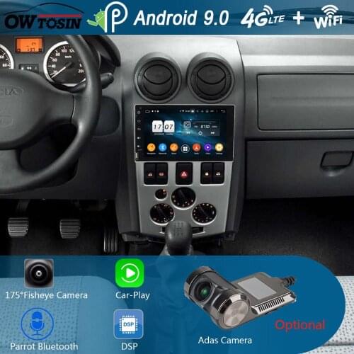 1280*720 8"IPS 8Core 4+64G Android 9.0 Car Multimedia Player GPS Radio For RENAULT Logan Tondar 90 DACIA Logan NISSAN Aprio