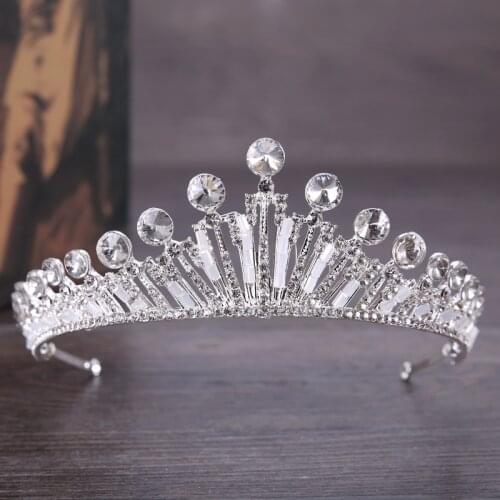 Hot Sale Rrhinestone Crown, Banquet Beauty Crown, Wedding Dress, Headwear, Headband, Birthday Crown Hair Accessories For Women
