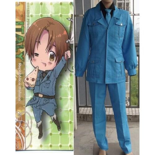 Axis Powers Hetalia Italy Cosplay Costume Free Shipping for Halloween and Christmas