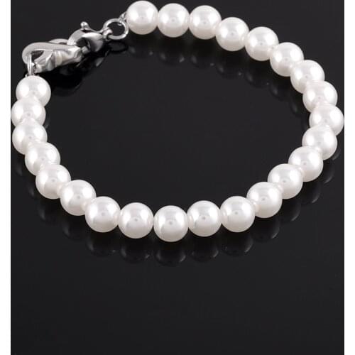 IJL0171 Beautiful Pearl and Infinity Pendant Bracelet Urn Cremation Jewelry With Funnel Ashes