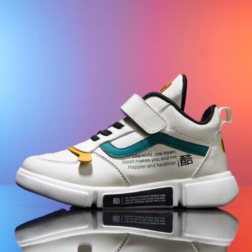 2021 New Kids Sports Shoes for Boys Sneakers Leather Comforthable Children Casual Shoes Boy Child Running Shoes Girls Sneakers