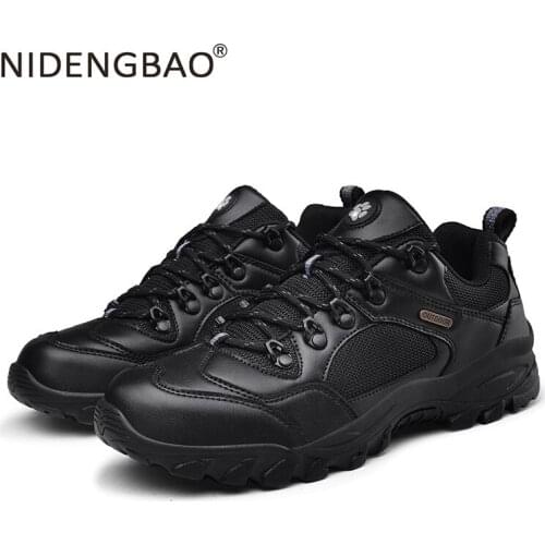 Men Hiking Shoes Mountain Climbing Shoes Black Autumn Outdoor male Hiking Boots Trekking Sport Sneakers Masculine Zapatos Hombre