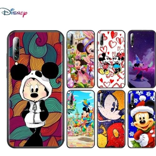 Mickey Minnie lovely For Samsung Galaxy A90 A80 A70 S A60 A50S A30 S A40 S A2 A20E A20 S A10S A10 E Black Soft Phone Case