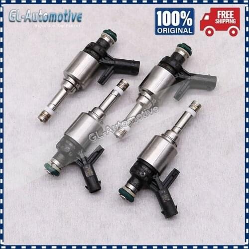 Set (4) Fuel Injectors For Audi A4 A3 Quattro Allroad A5 A6 Q7 S3 Volkswagen GTI Golf R TT Quattro 2.0L