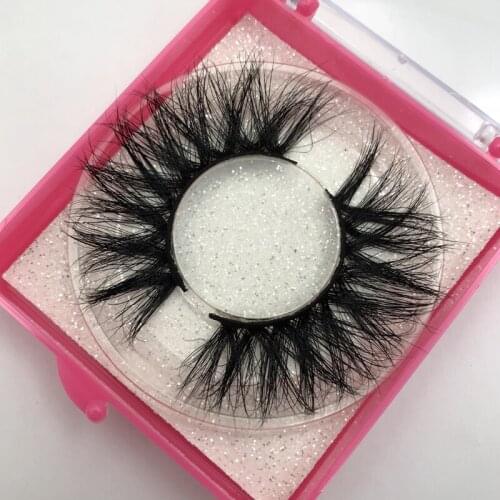 New Arrivals Mink Eyelashes 25mm Long Lasting Lashes Natural Dramatic Volume Eyelashes Extension Thick Long 3D False Eyelashes