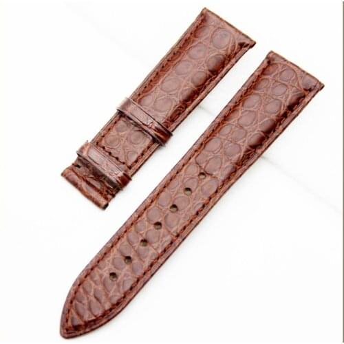14mm -24mm Crocodile leather strap round grain real crocodile leather manufacturer spot wholesale universal watch strap