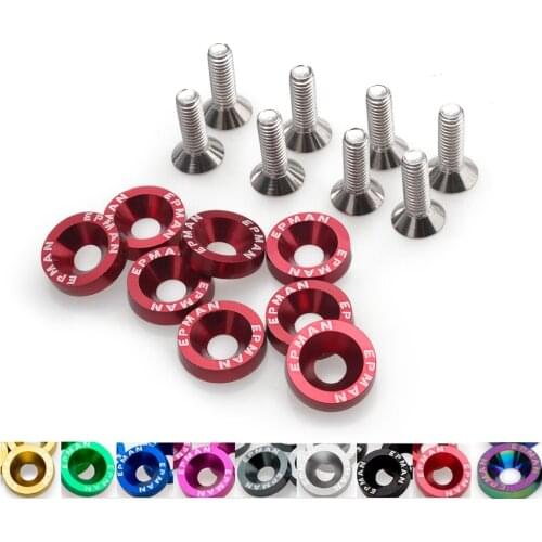Jdm Fender Washers washers and bolt Aluminum for Honda Civic Integra RSX EK EG DC TK-DP01S-EP