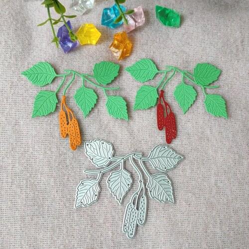 Branches leaves fruit craft die metal cutting die scrapbook stamp carving paper card stamping die new DIY die