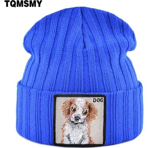 TQMSMY Embroidery Patch Beanies Hat Women Winter Autumn Warm Knitted Skullies Beanies Men Solid Color Knit Bonnet Hats TMTB-XG
