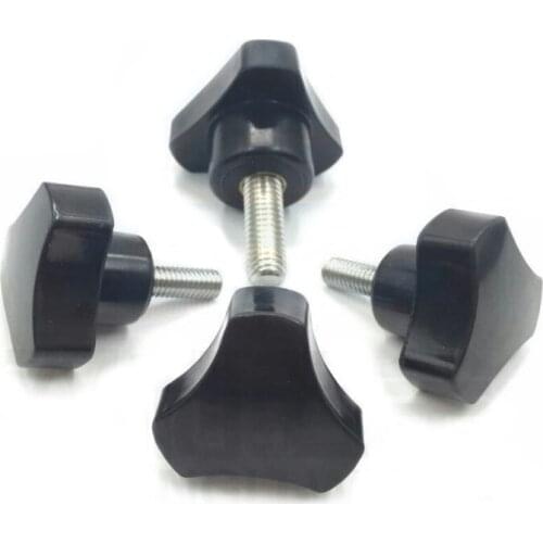 M12x(15 20 25 30 35 40 45 50mm Length) Stainless Steel Plastic Triangular Arc head handle screw adjustable knob bolts