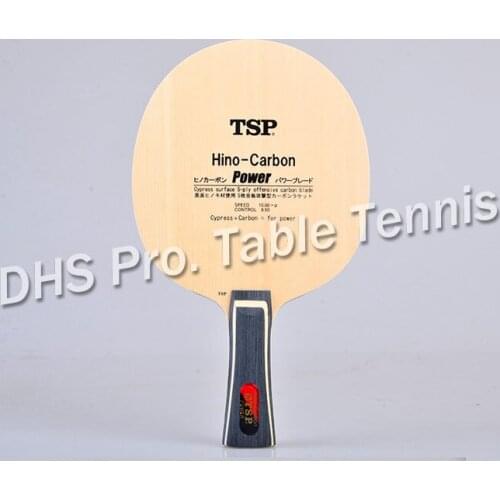 TSP Hino-Carbon Power (Li Jiaweis) Table Tennis Blade (3+2 Carbon, Hinoki Surface) Racket Ping Pong Bat TSP 22194 21223 22195
