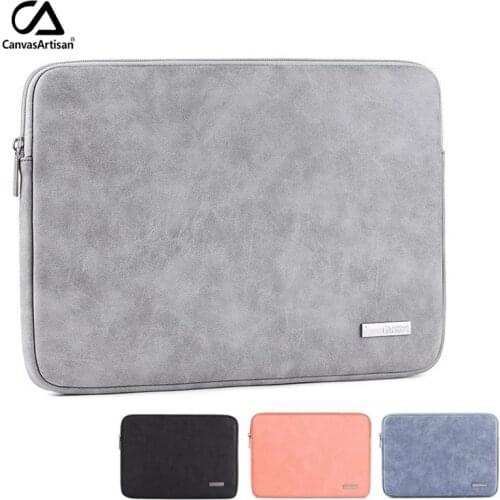 Waterproof Brand PU Leather Laptop Bag 11,12,13,14,15,15.6 inch,Sleeve Case For Macbook Air Pro Notebook PC,DropShip L11-03