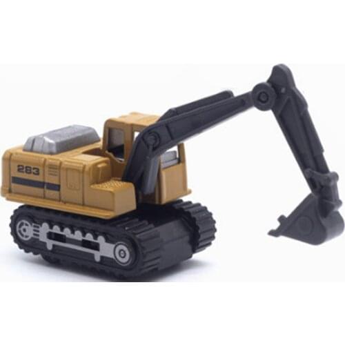 1: 64 Alloy Engineering Car Tractor Toys Alloy Wheel Excavator Stacking Forklift Baby For Children Model Metal Truck Toy Gift