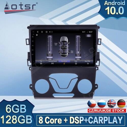 128GB Android Radio For Ford Mondeo 5 2014 - 2019 GPS Navigation Multimedia DVD Video Player Auto Stereo Unit Screen Carplay