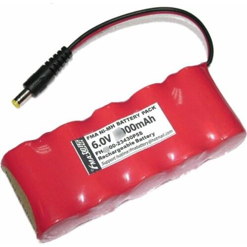 4-wheel Alignment Car Repair Rechargeable Battery Ni-MH Sub C 6V 3000MAH 23430 5SB