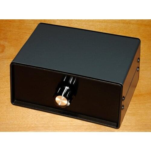 4 Port Input 1 Output Audio Video AV RCA Switch Switcher Selector Box AMP New audio input selector