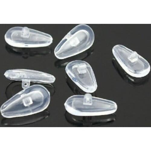 5 Pairs Eyewear Nose Support Nosepads Non-slip Silicone Air Chamber Nose Pads For Glasses Eyeglasses Sunglass Spectacles