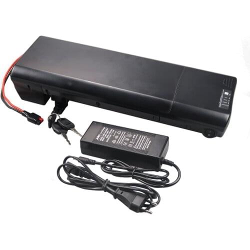 E bike Battery 36V 10Ah 12Ah 13Ah 14Ah Rear Rack eBike Battery for Electric Bike 18650 Lithium Battery pack for rear hub motor