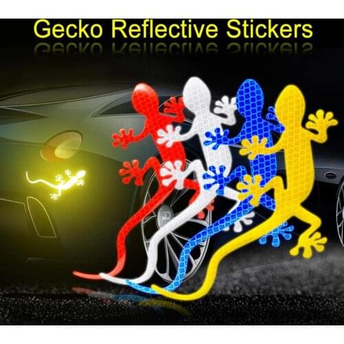 Auto Decor Gecko Reflective Strip Tape Bumper Car Sticker Car-styling For Ford ST FOCUS 2 Focus 3 Mondeo Fiesta Kuga MK2 MK3 MK4