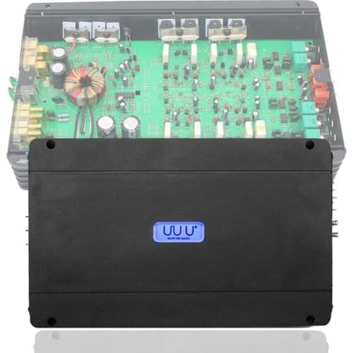 Car amplifier 4-channel 12V car four-channel audio speaker amplifier high-power digital amplifier, S/N: 95dBA, 10hz-45khz