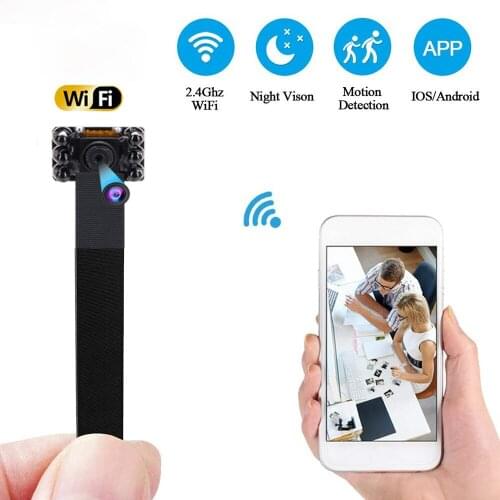 4K HD Mini Camera Wireless DIY Portable WiFi Camera IP Night Vision Remote View P2P Mini Web Camera 1080P Digital Camera 128G