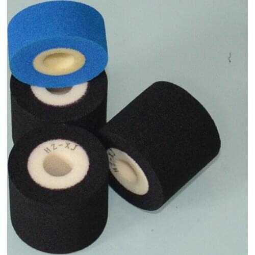 Black Diameter 36mm Height 36mm date coder hot ink melt roll for continuous band sealer