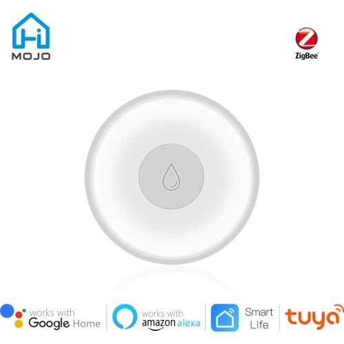 HIMOJO Tuya Smart Zigbee Water Leak Sensor Wireless Flooding Detector Water Leakage Detector Smart Home Automation Security