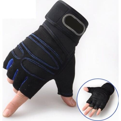 Elastic Gym Gloves Heavyweight Sports Exercise Weight Lifting Gloves Body Building Training Sport Fitness Gloves M-XL Gloves