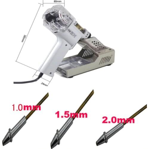 110/220V 100W S-998P Electric Vacuum Double-Pump Electric Suction Tin Gun Solder Sucker Desoldering Gun Soldering Iron