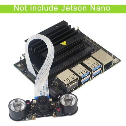 IMX219 Camera 8MP Nvidia Jetson Nano Infrared Night Vision 160 Degree FOV Camera + 2 Infrared LED Lights for Jetson Nano Board
