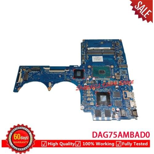 For hp pavilion 15-cc 15t-cc 15-c 15e-cc laptop motherboard 926276-601 926276-501 926276-001 DAG74AMB8D0 i3-7100 mainboard