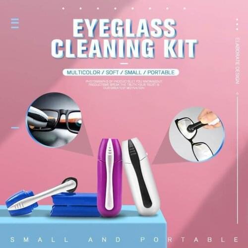 Eyeglass Cleaning Kit Eyewear Clean Brush Brush Maintenance Tool Professional Glasses Vision Care Portable Eyeglass Cleaner Tool