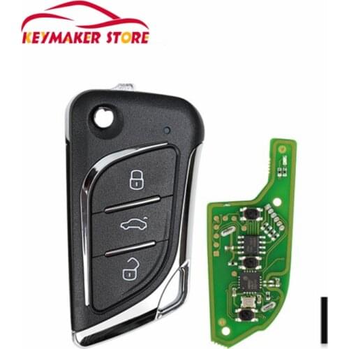 Okeytech 5PCS/LOT For Xhorse XKLKS0EN Wire Remote Key for Lexus Type LEI.KSS Style (Chrome-Plating)