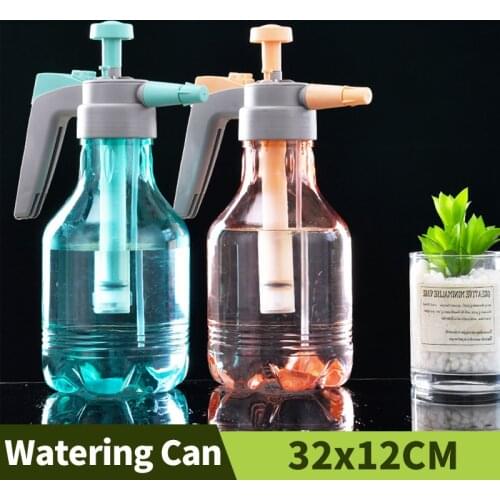 2L Home Garden Plastic Transparent Watering Cans For Flowers Irrigation Tools Adjustable Spout Hand Pressure Plants Sprayers
