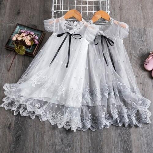 Floral Girls Clothing Children Baby Dresses for Girl Wedding Party Dress Princess Ceremony Prom Communion Gown Vestido Infantil