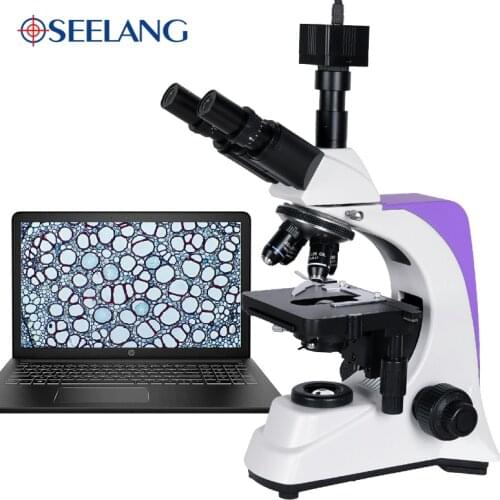 1000x 2500X Professional Biological Lab HD Microscope Trinocular Binocular digital camera lcd eyepiece electronic USB HDMI VGA
