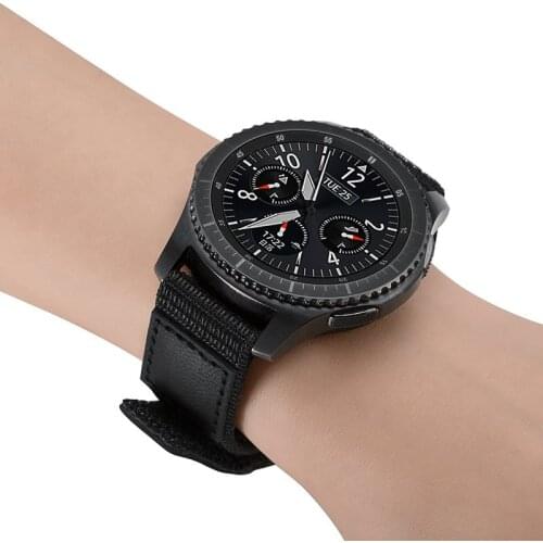 22mm Nylon Strap For Samsung Galaxy Watch 3 45mm Gear S3 Classic Band For Huawei Watch GT 2e/2 46mm Pro Galaxy 46mm Bracelet