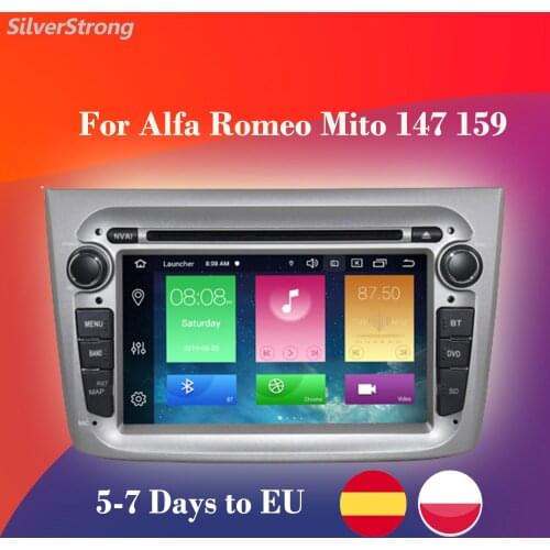 SilverStrong Android10.0 4GB ROM 64GB DVD Player for Alfa Romeo Mito 147 159 Auto Radio