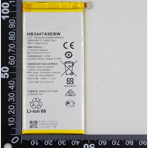 10pcs/lot hb3447a9ebw battery replacement for huawei p8 gra-tl00 gra-cl10 gpa-ul00 gra-l09 gra-l03 rechargeable battery