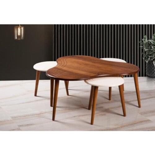 Modern Buble Walnut 3 + 1 Medium Coffee table coffe table