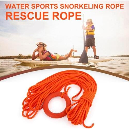 Lifeline with bracelet, water rescue floating rope suitable for outdoor life-saving multi-function lifeline on the beach