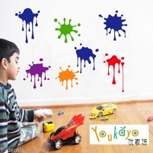 Наклейки цветы на стену Youkayo China At AliExpress